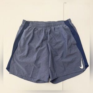 Nike Running Shorts Men's L Blue Challenger 2-in-1 Brief Lined AJ7687-493